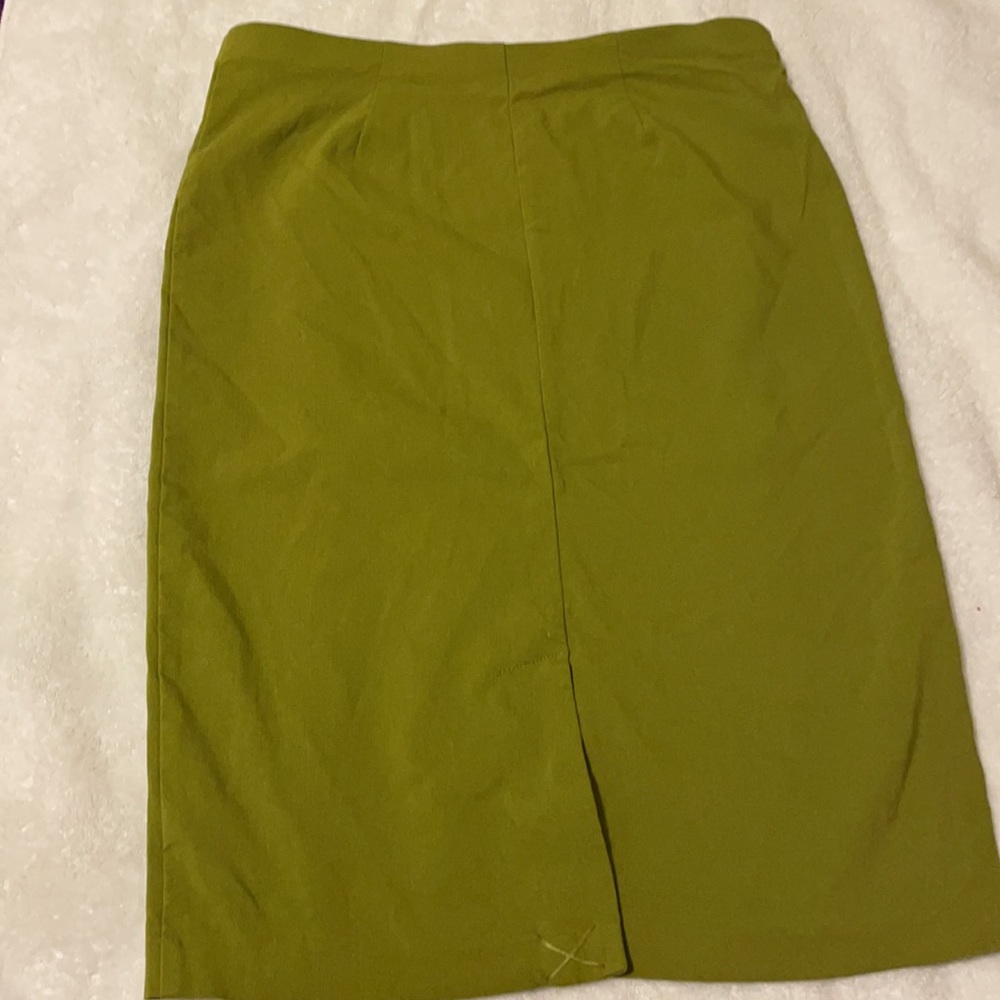 Green skirt